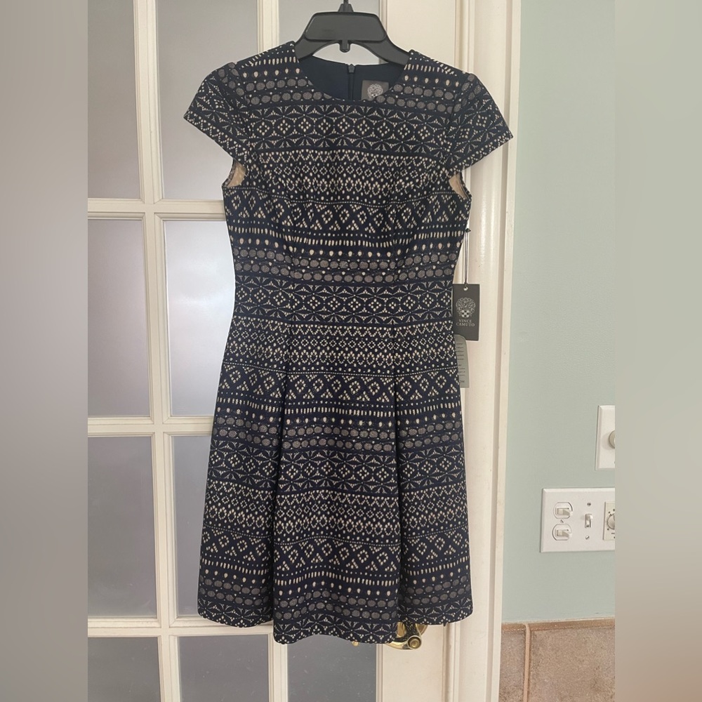 Vince Camuto petite dress iridescent 2P NWT